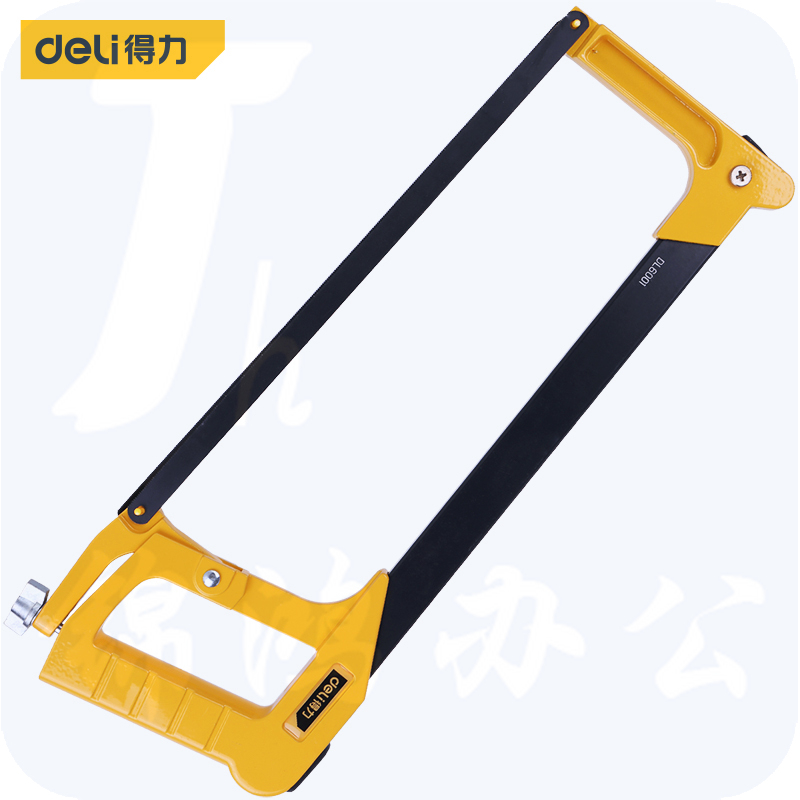 得力(deli) 铝合金方管锯 手工锯子弓锯 带锯条12英寸 DL6001