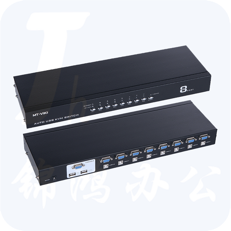 迈拓维矩MT-2108UL kvm切换器8口usb自动显示器vga电脑切换器8进1出
