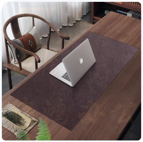 超大鼠标垫 办工桌垫子 防水垫 80*160cm 深咖棕  货号：GD