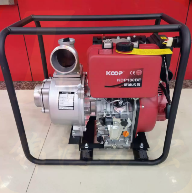 江苏科普  柴油机水泵 4寸  KDP100BE   货号：JC