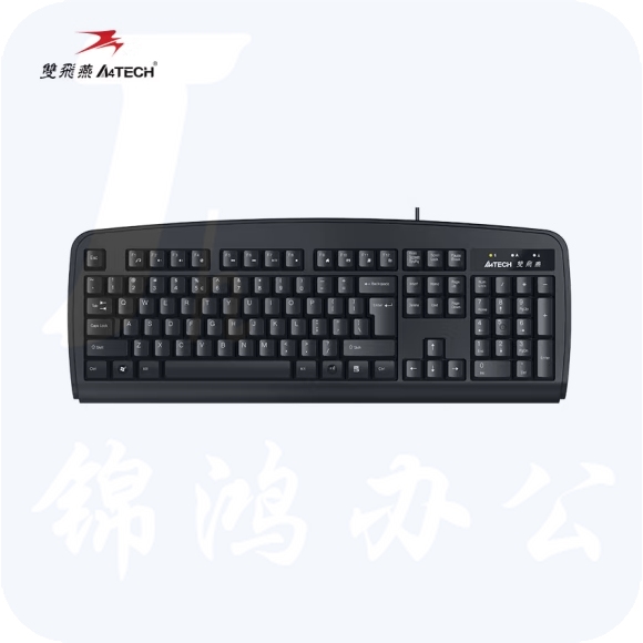 双飞燕 键盘  KB-8 USB 黑色 多媒体FN键盘