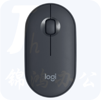 罗技（Logitech）Pebble鹅卵石 鼠标 无线蓝牙鼠标 石墨黑