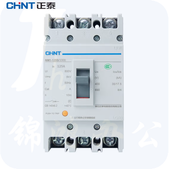 正泰  NM1-125S/3300-125A-G 塑壳断路器 3P空气开关