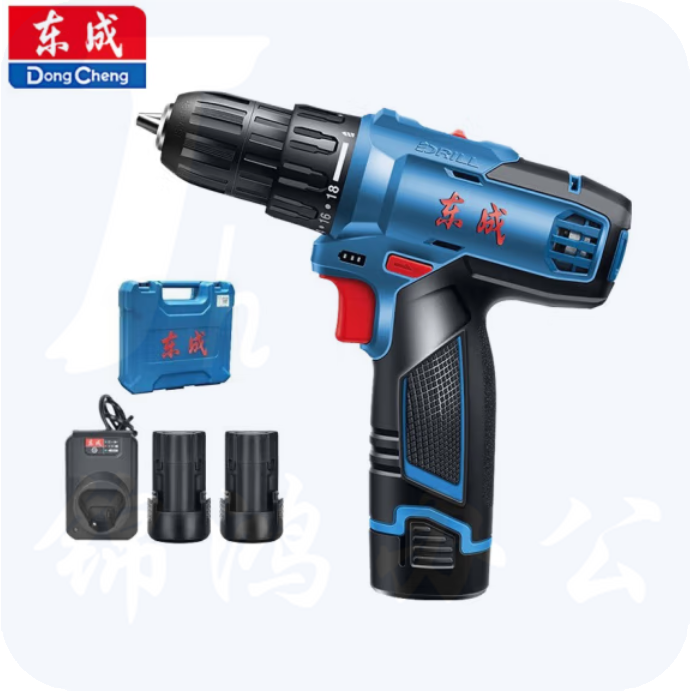 东成 锂电充电起子电钻16V电动螺丝刀正返转调速起子机 DCJZ1601E
