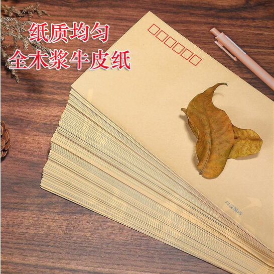 定制100g牛皮纸信封   230*120mm  2万个  货期10天    货号：JC