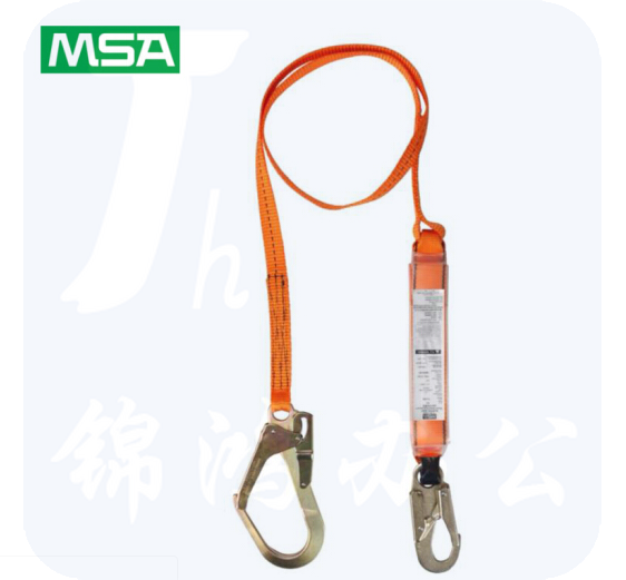 梅思安/MSA 10128057轻巧星吸震绳单腿 19mm开口挂钩 （2米/1条）