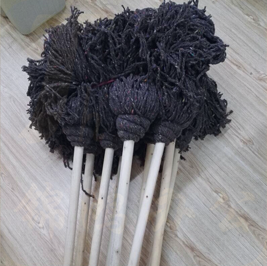 灰棉线拖把 传统老式墩布 清洁墩布 拖布 (10个/捆)