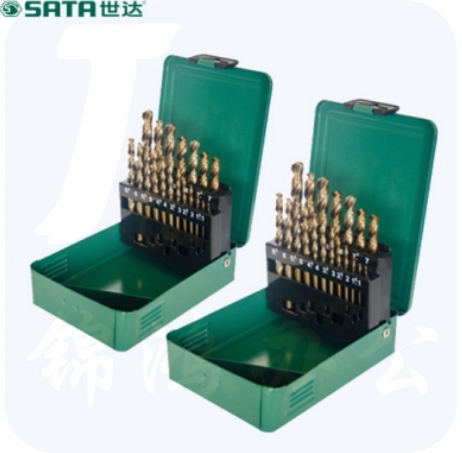 世达（SATA）19件套直柄含钴麻花钻 货号52819