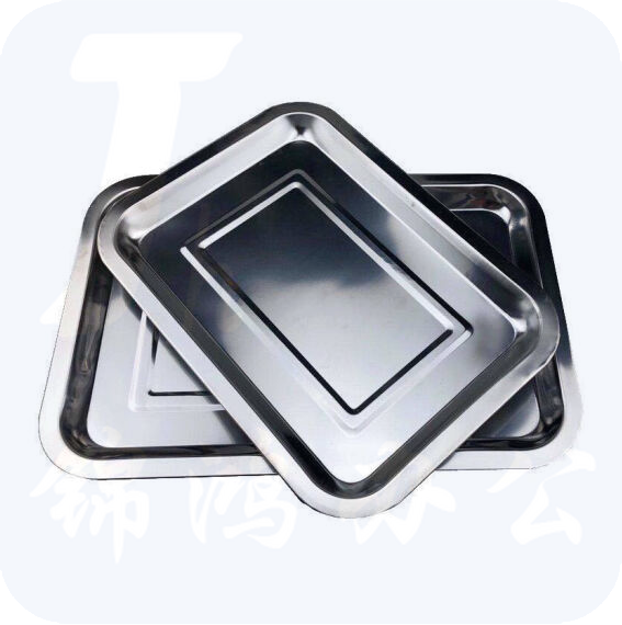 搁盘  托盘 长方形铁盘  26*19cm