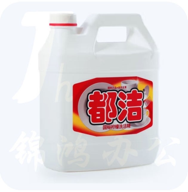 都洁 5KG洗涤灵 柠檬餐具洗洁精大桶经济装