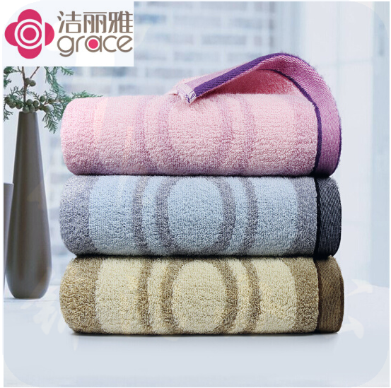 洁丽雅毛巾纯棉洗脸毛巾成人擦脸巾毛巾舒适全棉加厚面巾柔软吸水洗脸巾春夏  加厚毛巾3条装 115克/条（颜色随机）