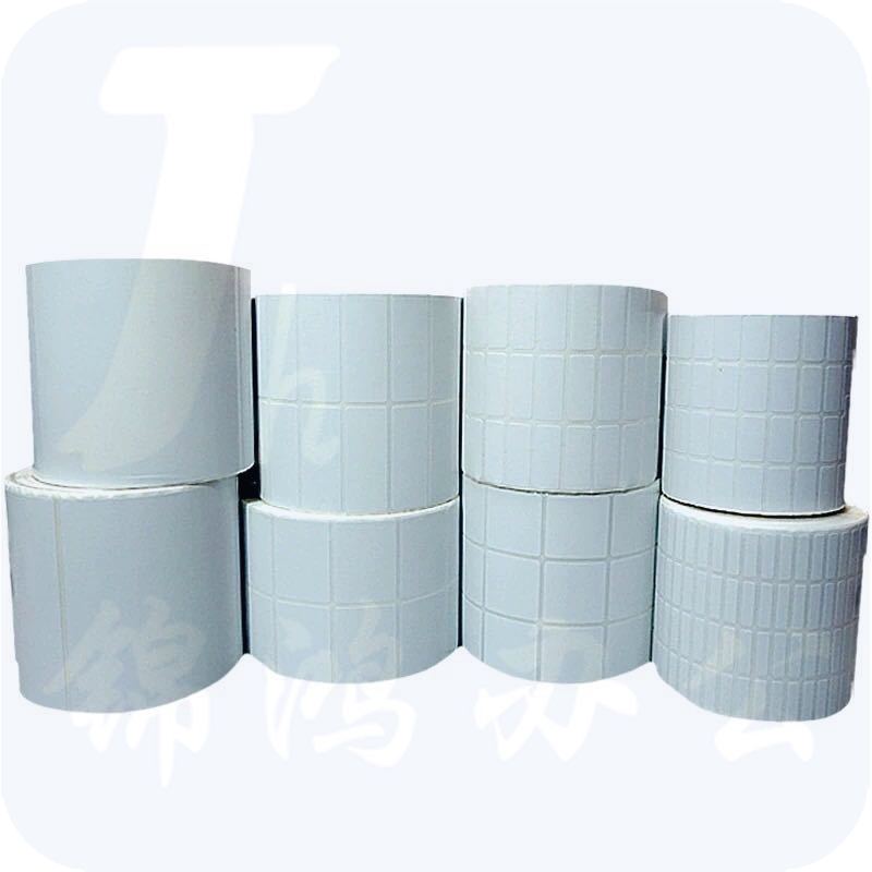 标签纸条码纸铜版不干胶标签纸打价机纸60*40*2000张单排