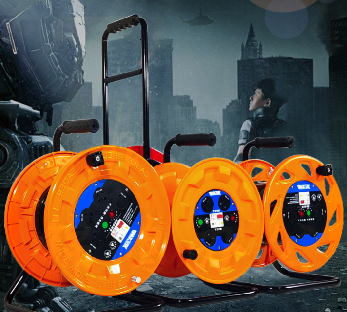 电缆绕线器 接线轴 移动电缆线盘   50米