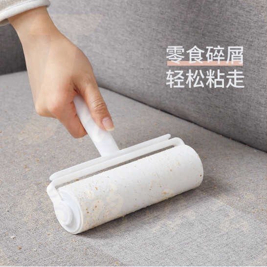 粘毛滚筒粘毛器 可撕式粘尘纸除毛刷  货号：YC