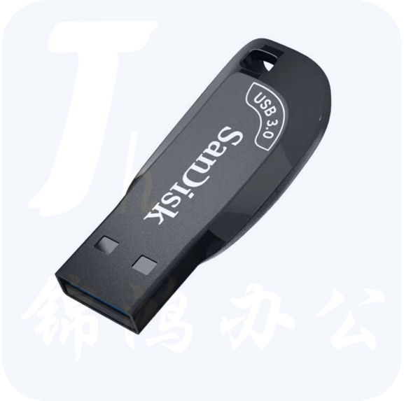 闪迪（SanDisk） U盘 CZ410 酷邃 高速USB3.0读取速度100MB/s 内置加密软件 时尚设计 学生优盘 商务办公 64GB 黑色