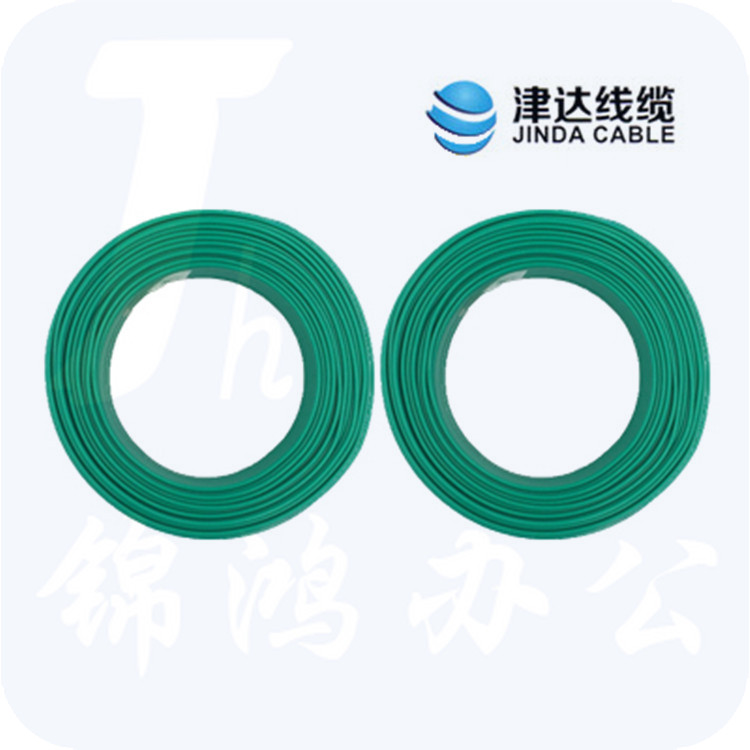 津达 BVR-绿色70平方 100/盘 电缆  软塑铜线