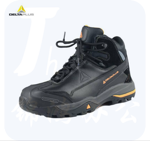 代尔塔 301336 黑色/耐酸碱劳保鞋男 耐高温安全鞋 耐寒防静电防滑防砸防刺穿工作鞋