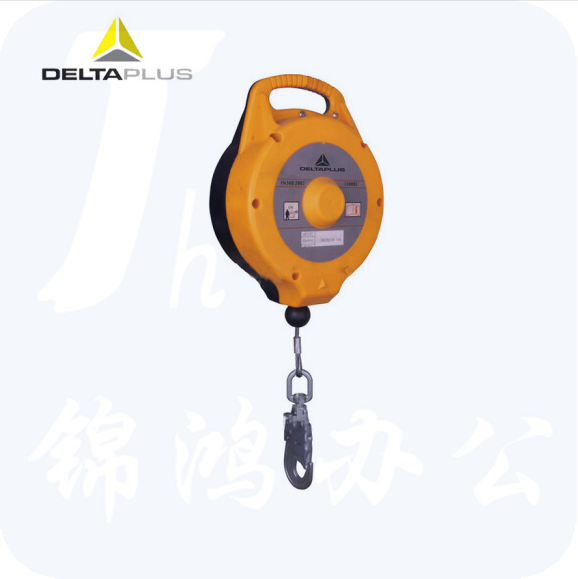 代尔塔 505123 速差防坠制动器钢索 橙色 10米