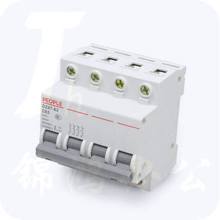 人民电器 DZ47-60（6A／4P）断路器 空气开关