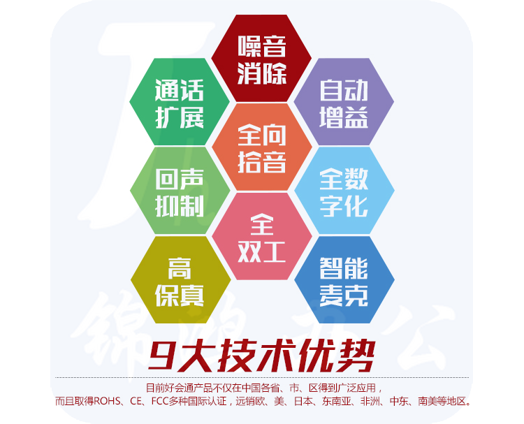 好会通（Meeteasy） MidEX 扩展型 会议电话机/音频会议系统电话机/全向麦克风/八爪鱼会议电话-京东