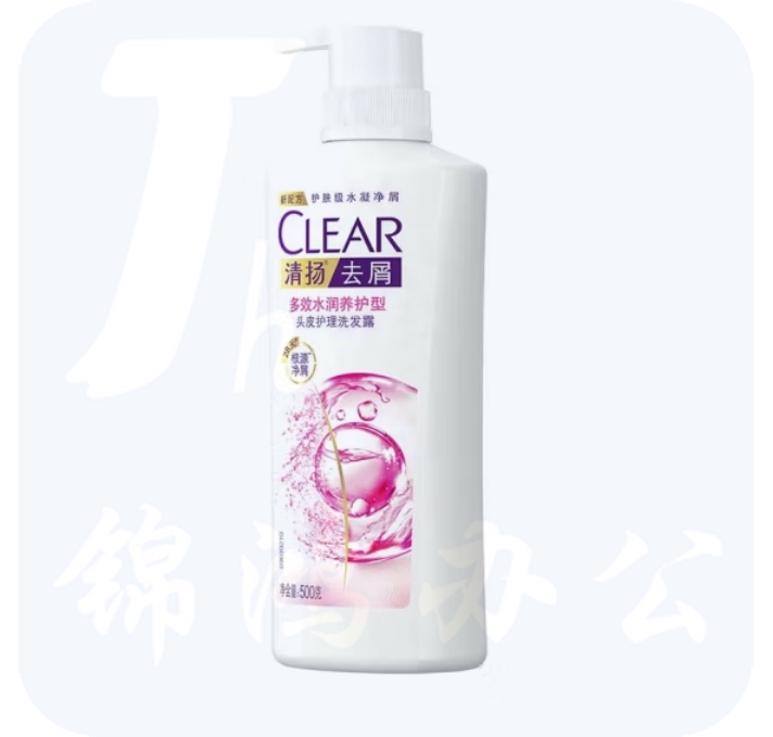 清扬 洗发水 500ML 多效水润养护型