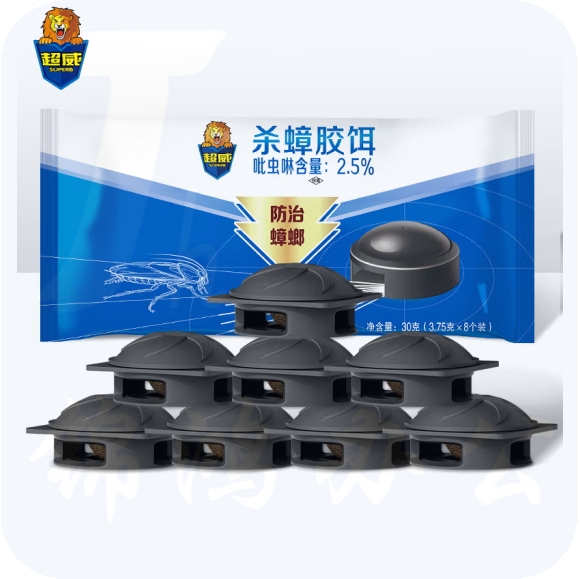 超威  蟑螂药盒   灭蟑螂饵剂杀蟑螂除蟑螂 8个/盒   请按8的倍数下单
