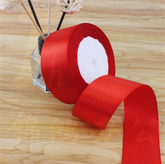 慧洋 2.5cm彩色红绸丝带