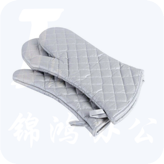 烤箱手套  厨房耐热耐高温隔热手套 银色  货号：YC