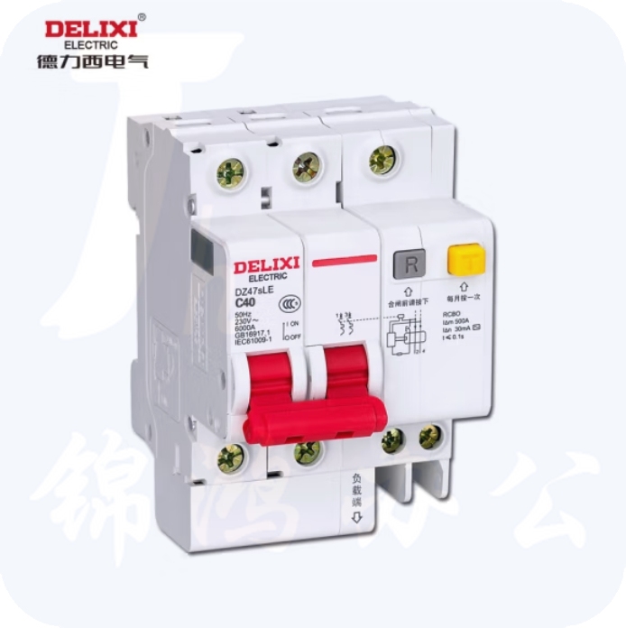 德力西 DZ47SLE-2P  C型 40A  (拼装) 漏电保护断路器