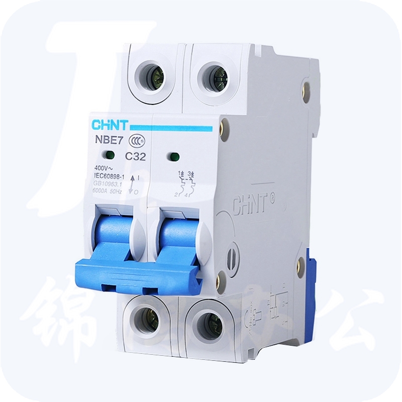 正泰（CHNT） 2P-C32A 家用空气开关 过载空气开关   2P 32A