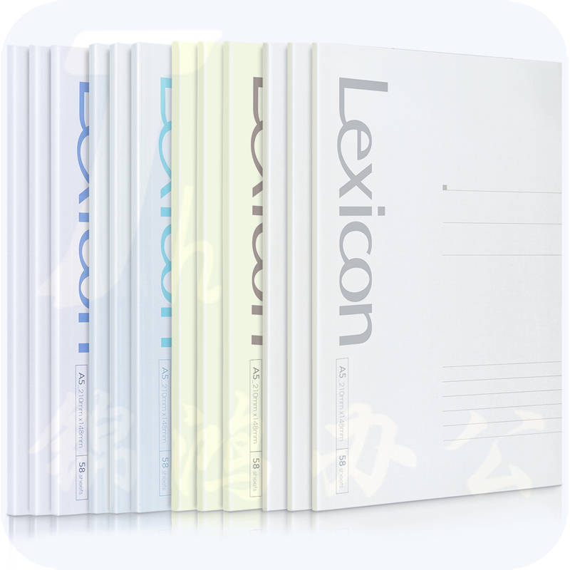 得力 A5无线胶装本58张软抄本记事本798458；本