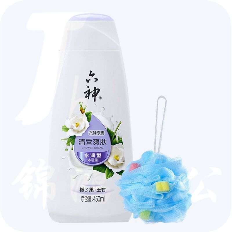 六神清凉爽肤沐浴露 450ml 绿茶+甘草