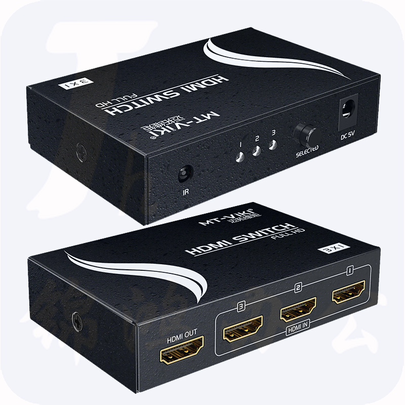 迈拓维矩MT-SW301MH hdmi切换器三进一出2进1出hdmi高清音视频切屏器