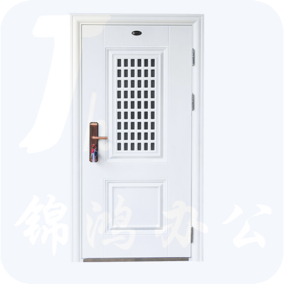防盗门白色通风门   货号：YC