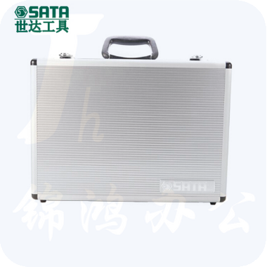 世达（SATA）16"铝合金工具箱 收纳箱大号多功能16寸收纳箱铝合金手提箱货号03601  货号