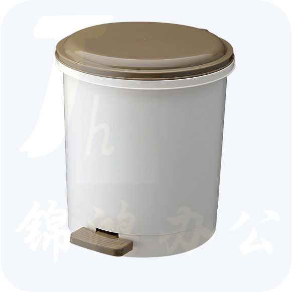 带盖垃圾桶 6L 办公室纸篓