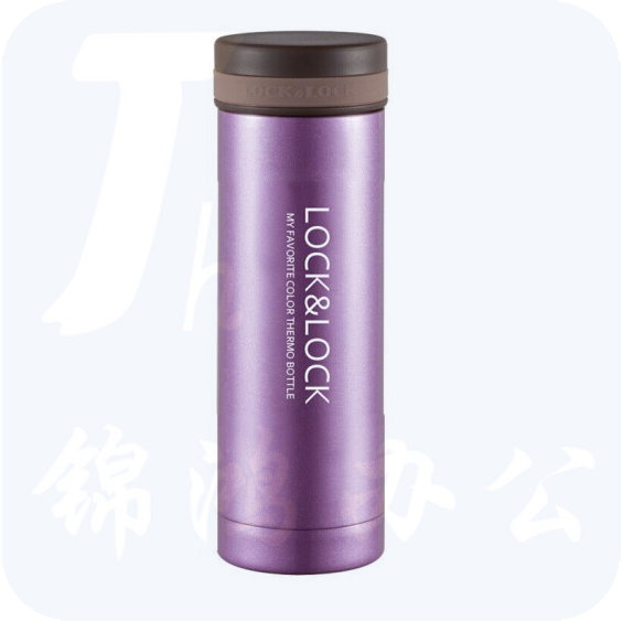 乐扣乐扣 300ml 紫色保温杯 不锈钢纤巧便携保温杯车载商务保温杯子