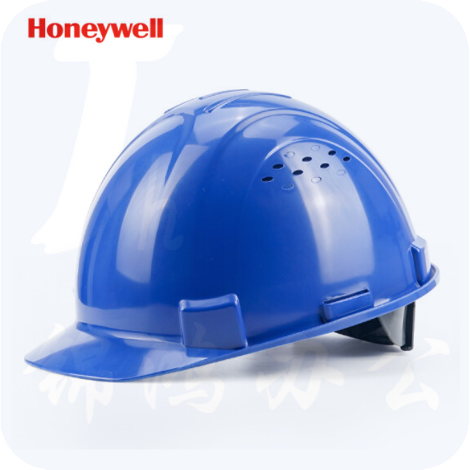 霍尼韦尔（Honeywell）安全帽   H99 ABS 工地 工程 工业 建筑 防砸 抗冲击 蓝色 有透气孔 1顶