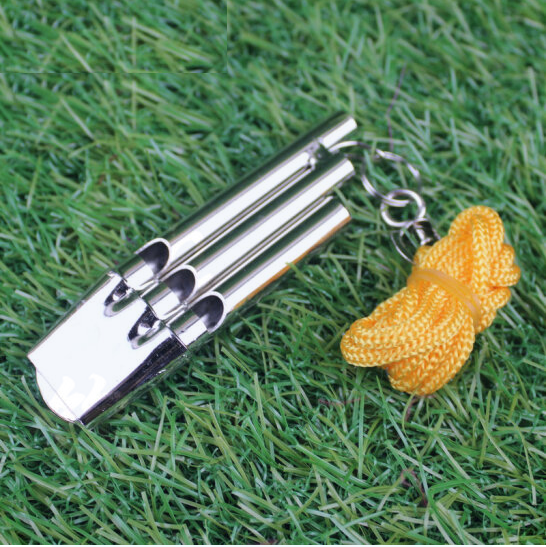 蝴蝶牌  不锈钢口哨 金属口哨 比赛教练裁判哨子 三音口哨  货号：ZF