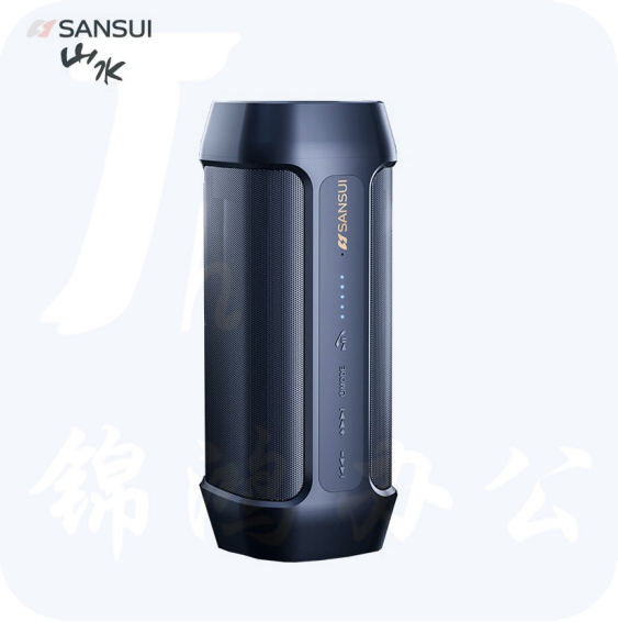 山水 SANSUI D28 无线蓝牙音箱 低音炮  便携式家用小音响 黑色