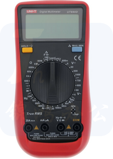 优利（UNI-T)  德数显式万用表  UT890D