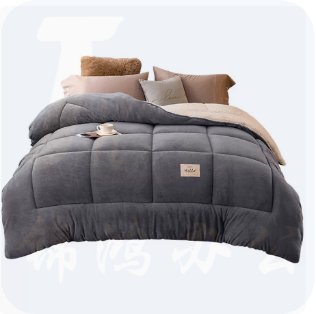 南极人  羊羔绒被子冬被棉被加厚保暖被芯  150x200cm 加厚  货号：JC