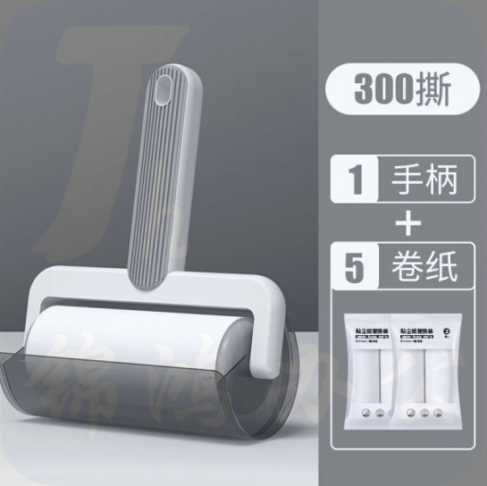 太力 粘毛器衣服粘毛滚筒除毛滚毛沾毛器 5纸1器