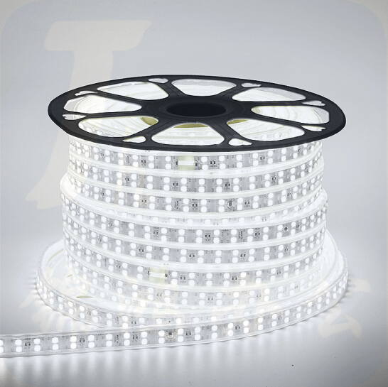  LED灯带5730-80D 白光 双斜排7W100米/盘（需另拍电源插头）