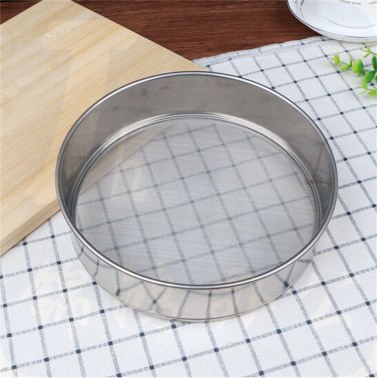 不锈钢面筛   面罗  多用途网筛  直径28CM  货号：XWL