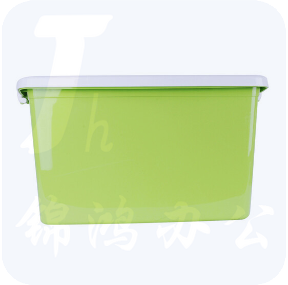 整理箱 收纳箱  绿色  尺寸：52*37*31