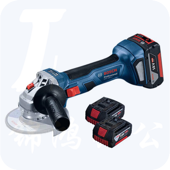 博世GWS 180-LI  18V无刷充电角磨机 双电版(含4.0AH电池*2+充电器)  货号：ZF