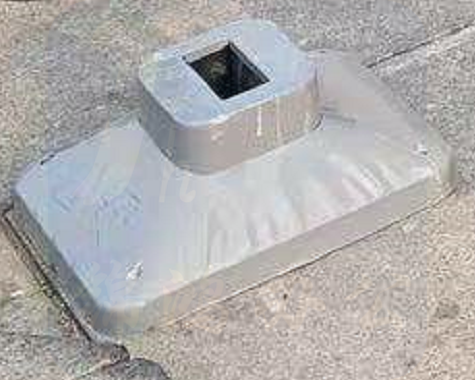 交通护栏底座 道路护栏底座 货号：LJ