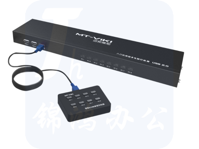 迈拓维矩MT-801UK-L kvm切换器8口usb键鼠vga显示器8进1出多电脑切换