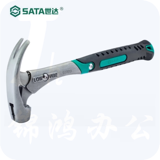 世达（SATA）减震羊角锤1磅  92703